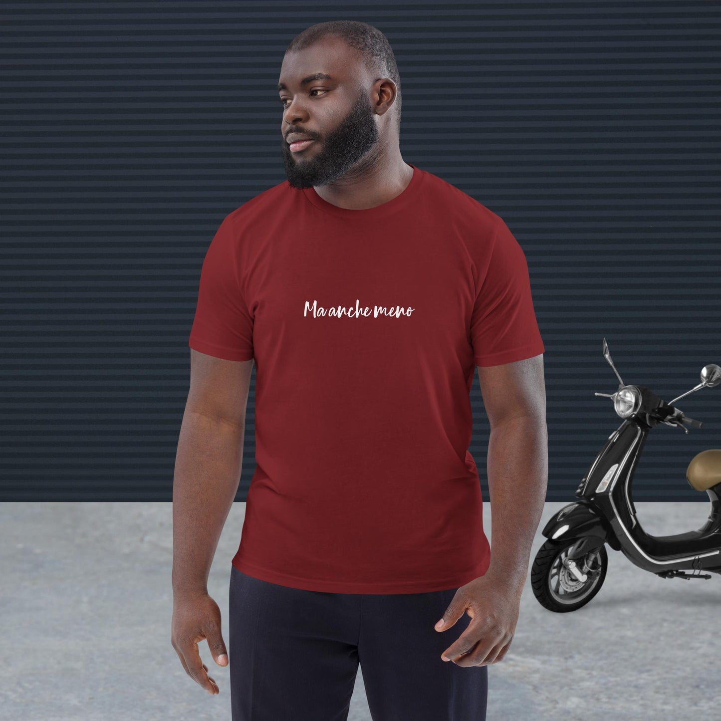 Anche Meno Unisex Organic Cotton Tee